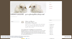 Desktop Screenshot of ghostgalleryart.com